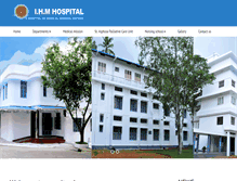 Tablet Screenshot of ihmhospital.com